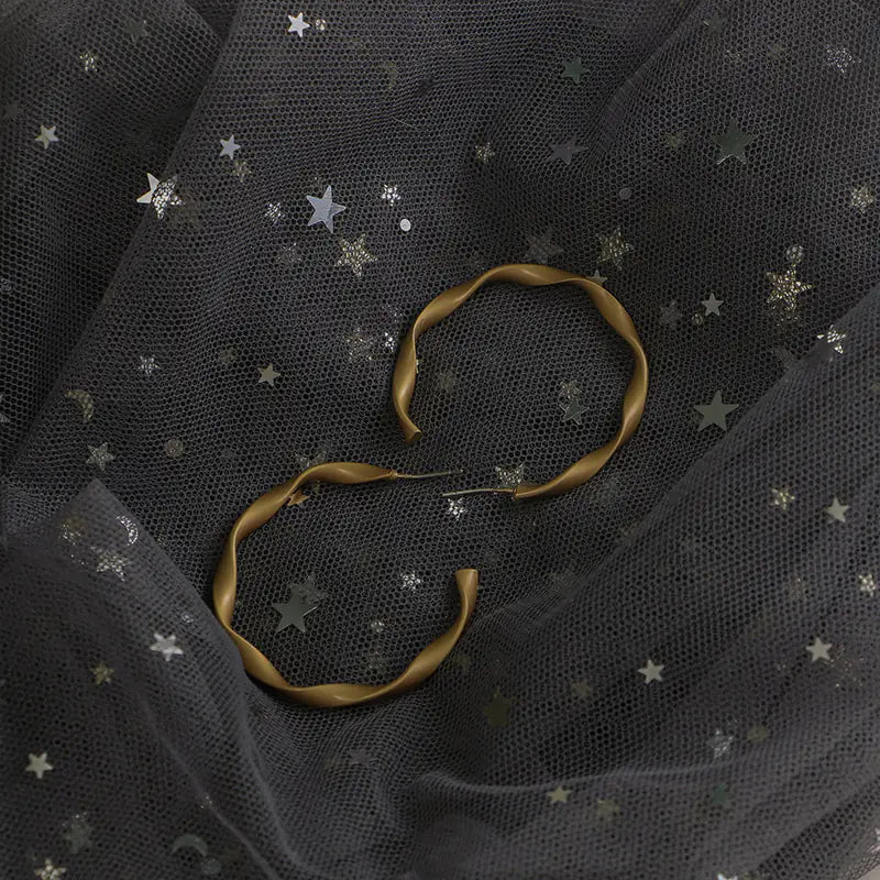 Chic Stud Earrings, Circle Earrings, Minimalist Ear Clips