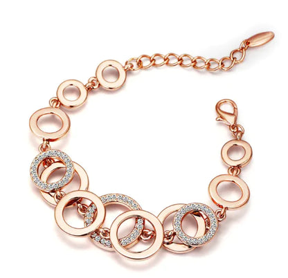 Three-Piece Golden Jewelry Set