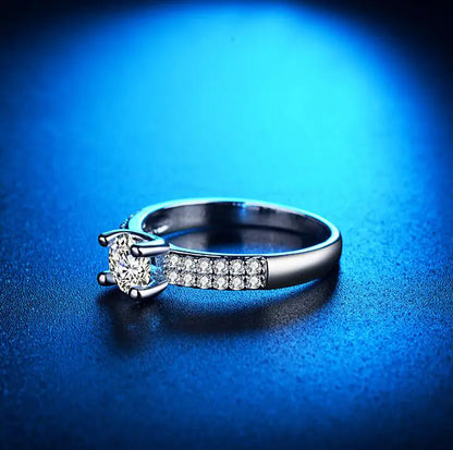 Ring, Imitation Diamond Engagement Ring